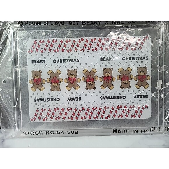 House Of Lloyd 1987 Beary Xmas Cutting Board - Picture 2 of 10